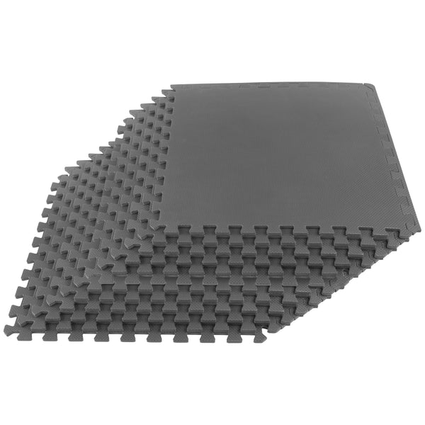 Foam Flooring Tiles 12-Pack Interlocking EVA Foam Pieces Non-Tox